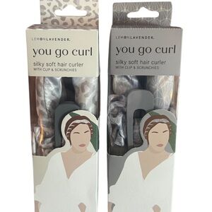 NEW BUNDLE Lemon Lavender silky soft heartless hair curler sets bath beauty